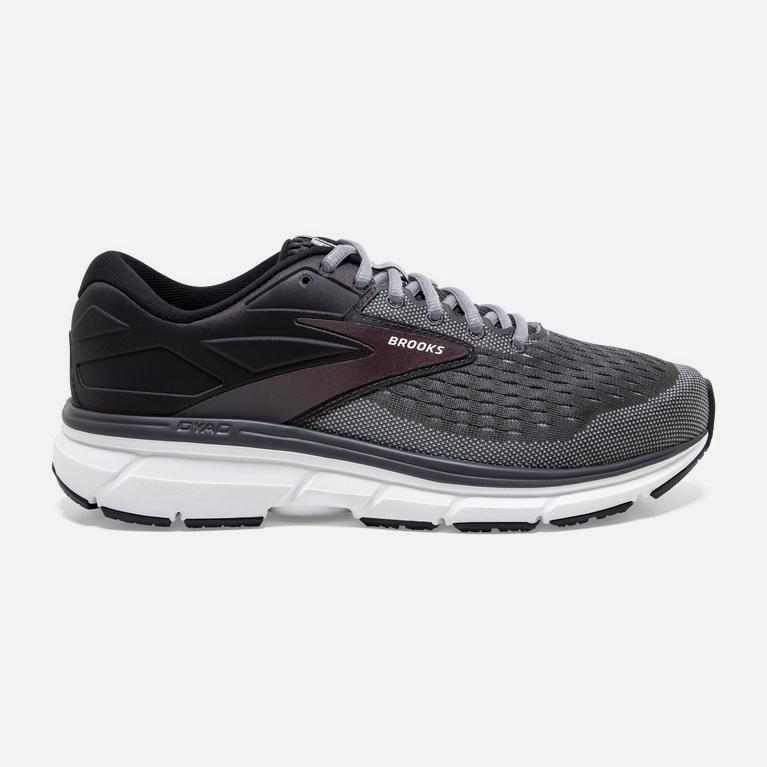 Brooks Dyad 11 NZ - Men's Road Running Shoes - Black/Blackened Pearl/Alloy/Red (71456-NKRD)